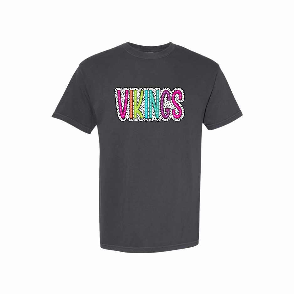 Vikings Polka Dot Comfort Colors Tee