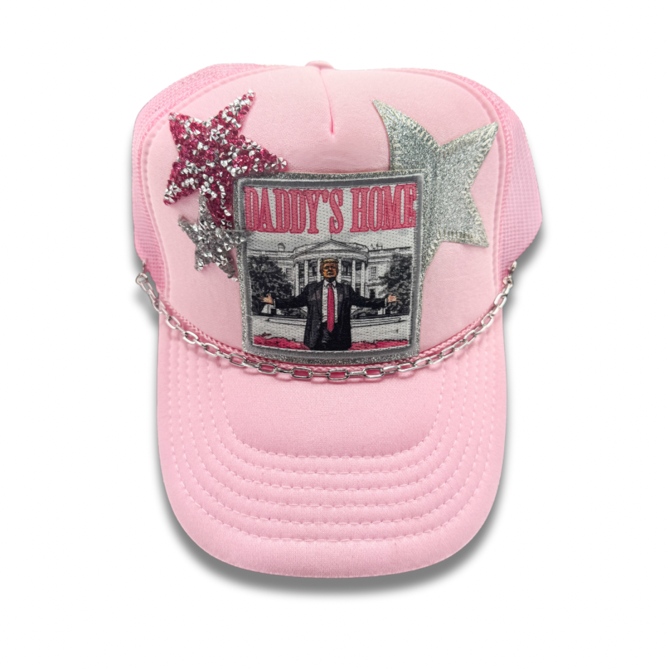 Daddy's Home Trump Trucker Hat With Chain