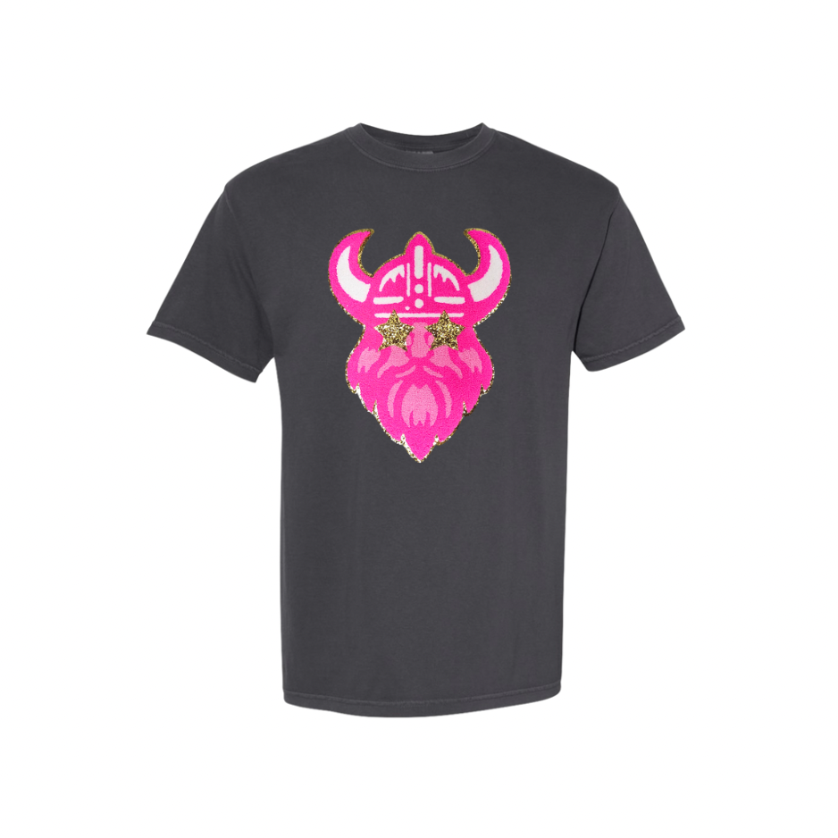 Vikings Chenille Patch Comfort Colors Tee