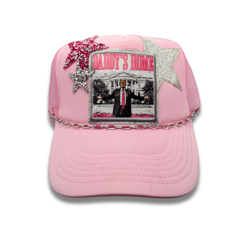 Daddy's Home Trump Trucker Hat With Chain