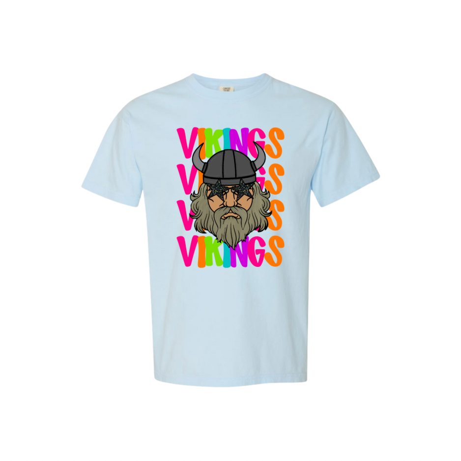 Vikings Stars Comfort Colors Tee